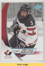 2019 Upper Deck Team Canada Juniors Blue Matthew Robertson #14 READ 3a3