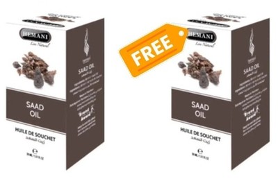 HEMANI SAAD OIL 30 ml 100% Natural  Buy ONE Get One FREE 