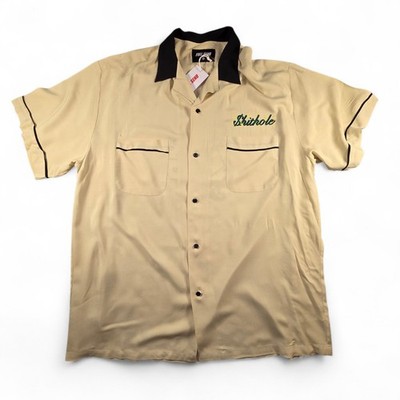 Full Send Bowling Vegas Shirt Mens - Beige Tan - Size 3XL - Nelk Boys - NEW