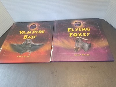 Flying Foxes Library Of Bats Emily Raabe And Vampire Bats. Old Library Books