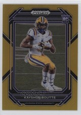 2023 Panini Prizm Draft Picks Gold Prizm /10 Kayshon Boutte #137 v9t