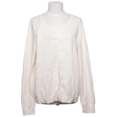 H&M, Strickjacke, Damen, Größe: 38, Pink, Baumwolle, Einfarbig, Feinstrick #kTC