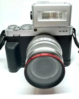 Fujifilm X-E4 26.1MP Silver Camera + XF 23mm F2 R WR Lens + Godox iT30 Pro F