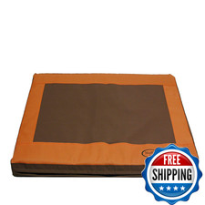 Mud River Memory Foam Crate Cushion Brown X-Large/Jumbo