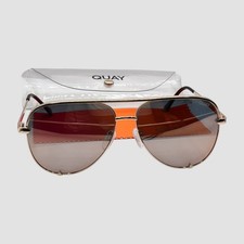 Quay Australia High Key Mini Polarized Aviator Sunglasses