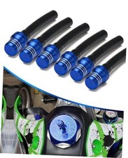 6 Pcs Motorcycle Gas Cap Air Vent Tube Universal Breather 6 Pack Klein Blue