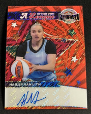 HAILEY VAN LITH 2025 LEAF METAL WOMEN OF SPORT ORANGE PRIZM 3/4 AUTO WNBA SKY 🔥