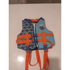 Speedo Child PFD Life Jacket Vest - Blue Fish...