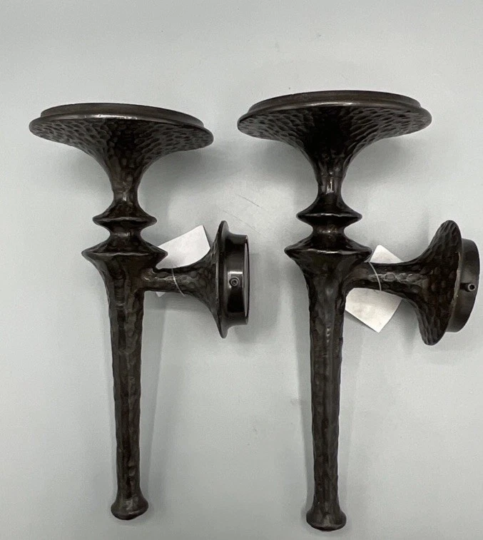 Nuevo Aplique Vela Cerámica Granero Sevilla Montaje en Pared Granja, Juego de 2 Foto 3 de 4