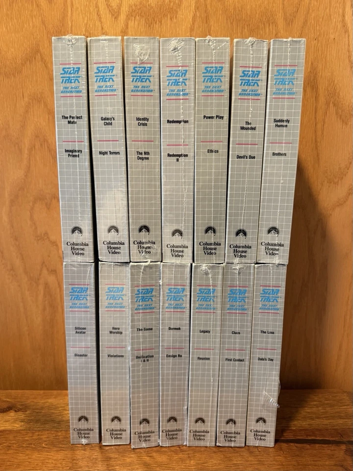 14 SEALED STAR TREK The Next Generation Collectors Edition VHS Tape Collection - Image 3 of 3