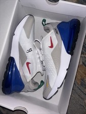New Nike Air Max 270 White Royal Blue Men's Size 8.5 Shoes Sneakers DV3731-100