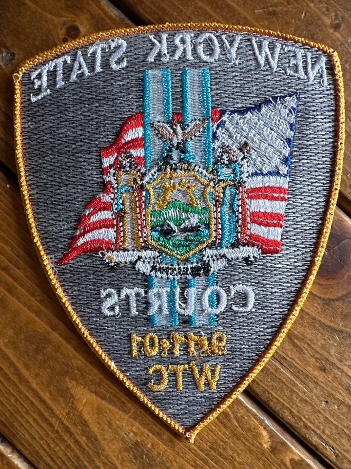New York State Courts 9/11/2001 WTC tribute Patch *Rare and VERY ...