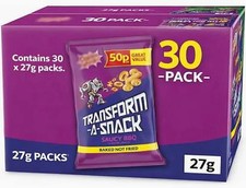 Golden Wonder Transform-A-Snack Saucy BBQ Box of 30 x 27g Bags 50p PMP