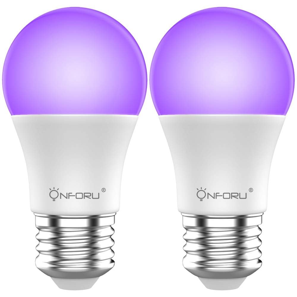 Ampoules lumière noire E27 LED UV basse consommation 220V à haute réactivité réutilisable