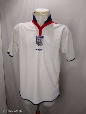 Item e7044 Umbrian Football Polo England Double White and Blue, White and Red,