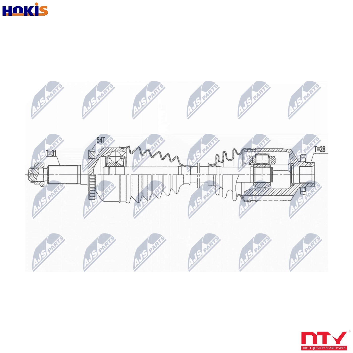 NPW-KA-362 NTY Drive Shaft for KIA - Image 8