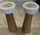 Design By Conran White Oak Votive & Taper Candleholder, Sets of Two Each — photo 2