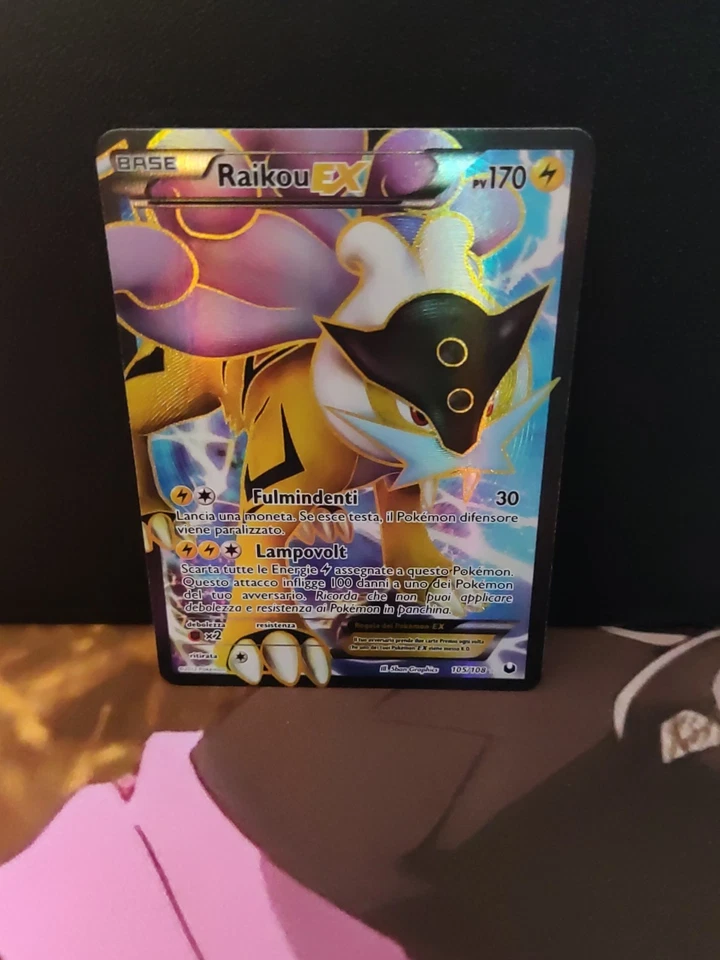 Pokémon - Raikou EX - DEX 105/108 - ITA - NM - Bild 3 von 4