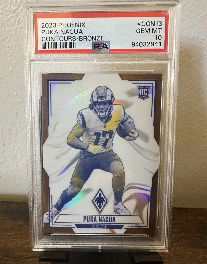 Puka Nacua Panini Phoenix Contours #CON13 Bronze