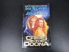 Crisis on Doona by Anne McCaffrey & Jody Lynn Nye. Signed sci-fi Paperback PB SF