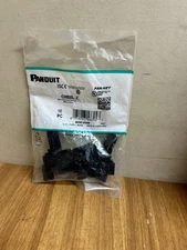 NEW Bag of 10 Panduit Pan-Net CMBBL-X Mini-Com 1-Port Blank Module Black