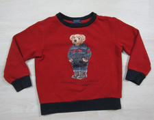 Polo Ralph Lauren Crewneck Sweatshirt Boy's 5 POLO Bear Preppy Americana