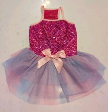 Mermaid Princess Dog Costume w/ Tutu   Small/Medium Pet Dress Outfit