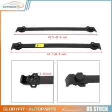 Roof Rack Cross Bar Set For 2009-2018 Dodge Journey Luggage Cargo Carrier Black