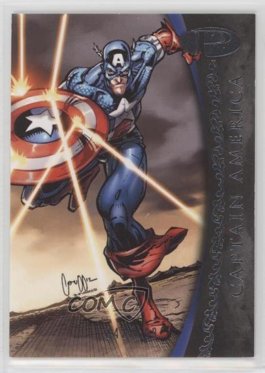 2012 Upper Deck Marvel Premier 142/199 Captain America #7 0nr3