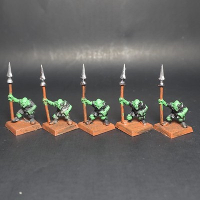 Orcs and Goblins, 4th Ed. Plastic Goblins w/ Spears , Games Workshop