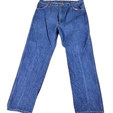 Wrangler Men’s 38x36 Blue Jeans 13MWZ Cowboy Cut Regular Fit Made in USA Exc
