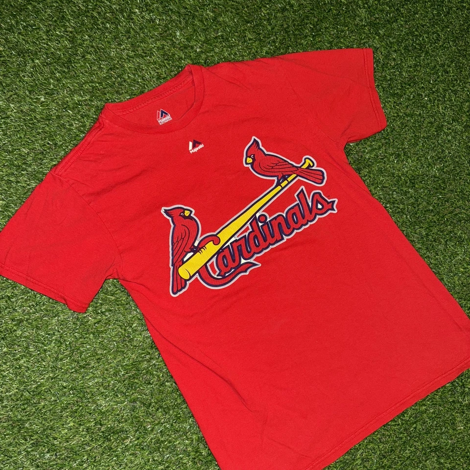 Camisa de manga corta Majestic MLB St. Louis Cardinals Matt Holliday #7 talla pequeña Foto 3 de 4