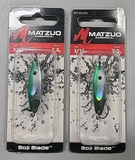 2 Matzuo America Boji Blade 3/16 - Green Edge MTZ-BOJ316-GE