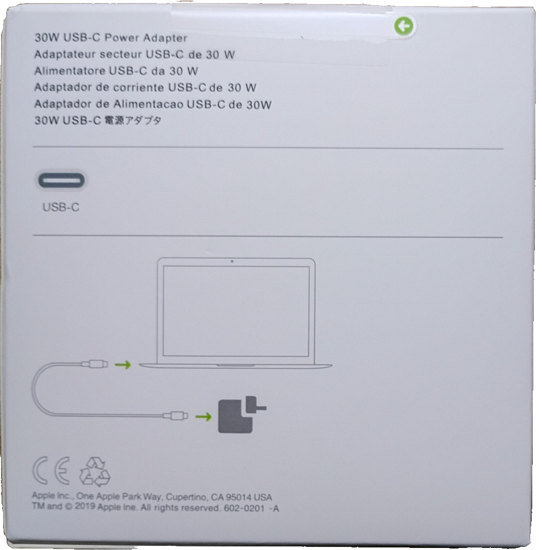 Apple 30W USB-C Power Adapter