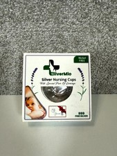 Silvermio Silver Nursing Cups Nipple Shields 999 Fine Silver for Breastfeeding