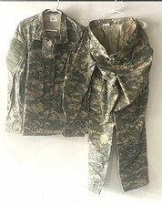 U.S. Army ACU Digital Camo Uniform Set Jacket/Coat Pants Large Long/Reg