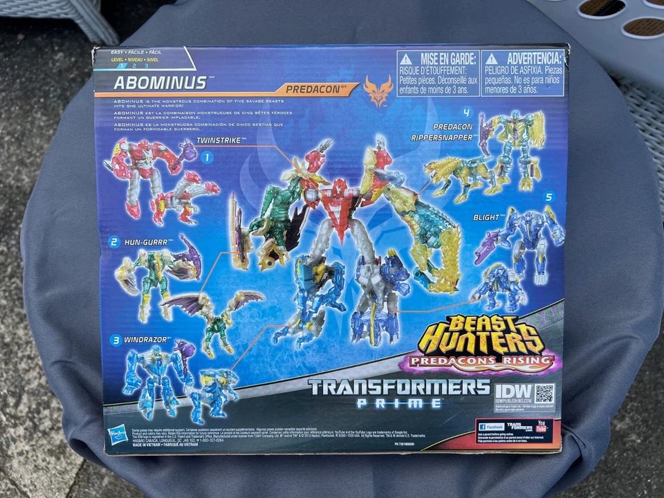 TRANSFORMERS BEAST HUNTERS PREDACONS RISING ABOMINUS Target Exclusive New - Image 2 of 2