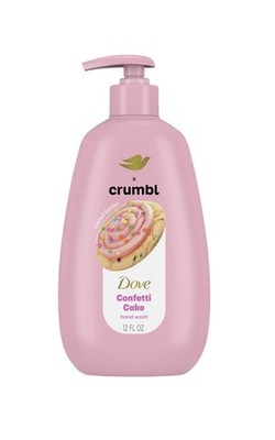 Dove Crumbl Moisturizing Liquid Hand Soap Confetti Cake, 12 oz - NEW