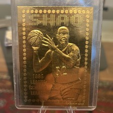 Shaquille O'Neal 1995 Classic Games 23 Karat Gold League Scoring Leader