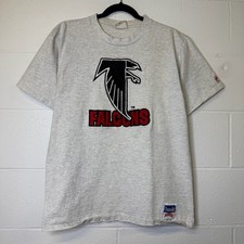 90s Vintage Atlanta Falcons Nutmeg Mills T Shirt Size L NFL Football