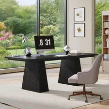 62-inch Table Modern Dining Table Computer Table for Home Office Minimalist NEW