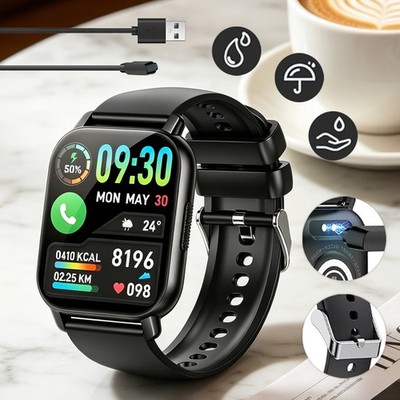 Fitnessuhr Uhr Smartwatch Gesundheitsuhr Bluetooth HD Touchscreen Für Arbeit