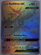 Xurkitree-GX 160/156 Ultra Prism Rare Rainbow Full Art Pokemon TCG Near Mint  on eBay