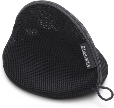 Brabantia Mesh Zip Up Laundry Bra Washing Machine Delicates, 1 Pack, Black 