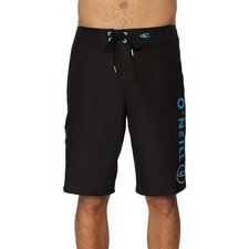 O'Neill Mens 31 Black Santa Cruz Solid 2.0 Boardshorts Swim Beach Surf OS8-19