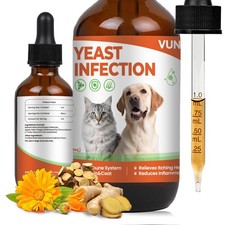 Yeast Infection Treatment for Dogs Cats-Natural Fast Relief 1 Pack, Brown