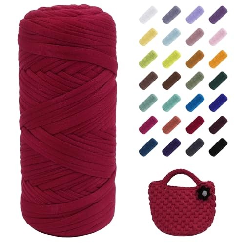 Uiopa T-Shirt Yarn, 200g/196ft Elastic Fabric Cloth  Assorted colors 