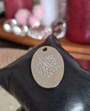 Magnetschmuck, Kettenanhänger mit Strass, Edelstahl