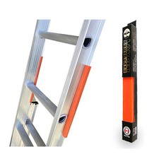 LADDER BODYGUARD Ladder Rail Covers for Gutters & 1" wide Offset "T", Orange