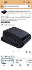 10 x 13 FT Pond Liner, 20 Mil
